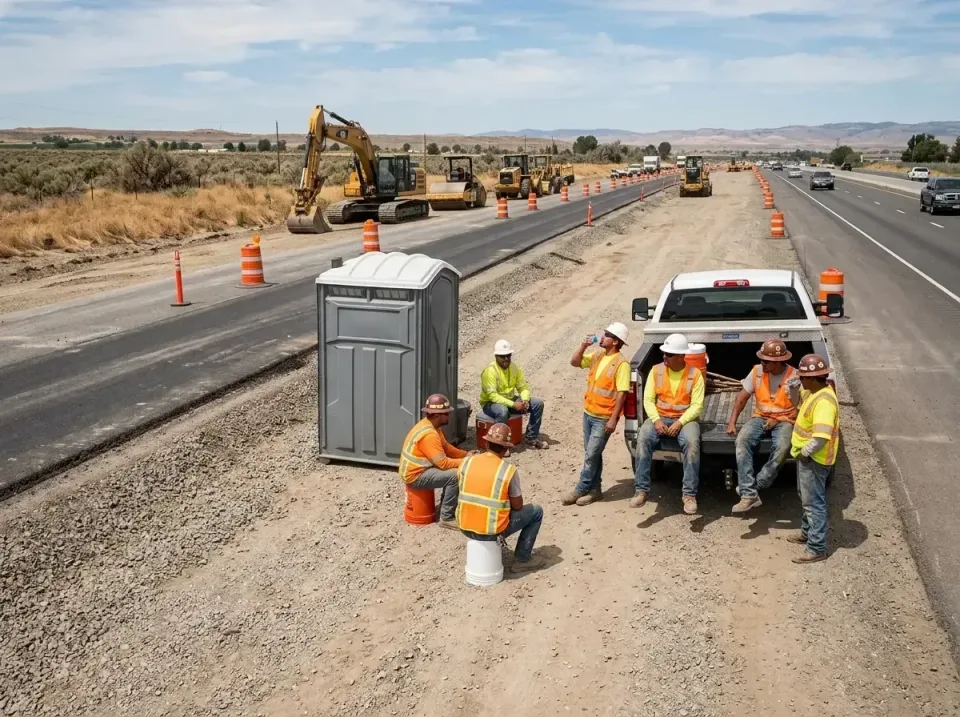 highway-road-construction-crew-007 — frequently asked questions, Porta Potty and Restroom Rentals in White River Junction, VT